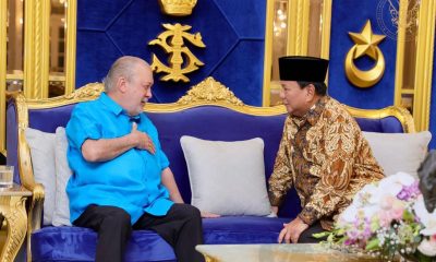 Menhan Prabowo Bertemu Sultan Johor, Diskusikan Kerja Sama Pertahanan
