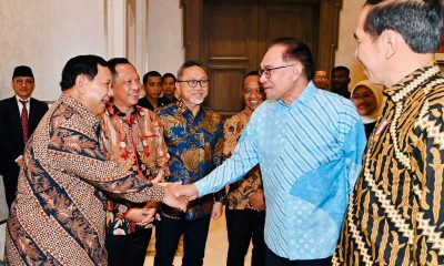 Menhan Prabowo Dampingi Presiden Jokowi Temui PM Malaysia