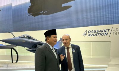 Menhan Prabowo Hadiri Paris Air Show 2023, Miniatur Rafale Indonesia Dipamerkan