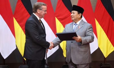 Menhan Prabowo Terima Kunjungan Menhan Jerman, Bahas Penguatan Kerja Sama Pelatihan dan Pendidikan