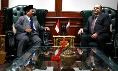 Menhan Prabowo Terima Kunjungan Wakil PM/Menhan Qatar di Jakarta