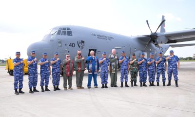 Pesawat C-130J Super Hercules TNI AU Yang Kedua Tiba di Tanah Air