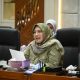Wakil Ketua Komisi IX Nihayatul Nihayatul saat memimpin Rapat Kerja Komisi IX DPR RI dengan Menteri Kesehatan Budi Gunadi Sadikin, Wamenkumham Edward Omar Sharief Hiariej atau Eddy Hiariej, Menteri Pendayagunaan Aparatur Negara dan Reformasi Birokrasi Abdullah Azwar Anas, Wamenkeu Suahasil Nazara, di ruang Komisi IX DPR, Senayan, Jakarta, Senin, (19/6/2023). Foto : Farhan/Man