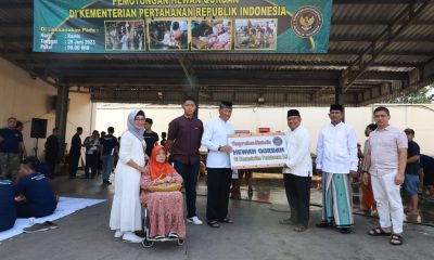 Sekjen Kemhan Serahkan Secara Simbolis Hewan Kurban di Hari Raya Idul Adha 1444 H