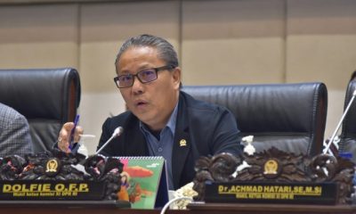 Wakil Ketua Komisi XI DPR RI Dolfie dalam Rapat Kerja dengan Menteri PPN/Bappenas di Gedung Nusantara I, Senayan, Jakarta, Senin (19/6/2023). Foto : Mu/Man