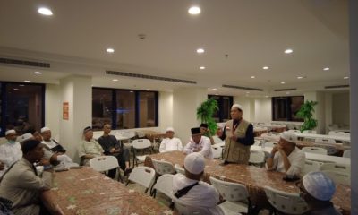 Anggota Timwas Haji DPR Achmad saat melakukan kunjungan di pemondokkan jemaah haji asal Riau di Hotel 403, syisah, Mekkah. Foto: Deni/nr