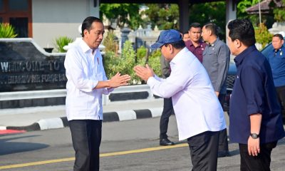 Dampingi Presiden Joko Widodo, Menhan Prabowo Subianto ke Malang, Jawa Timur