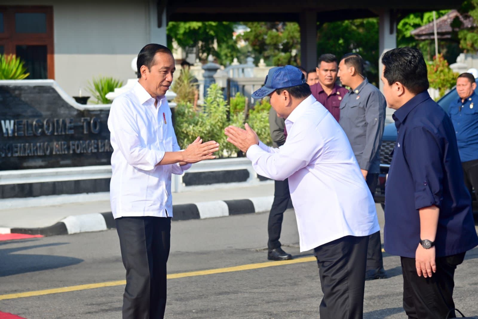 Dampingi Presiden Joko Widodo, Menhan Prabowo Subianto ke Malang, Jawa Timur
