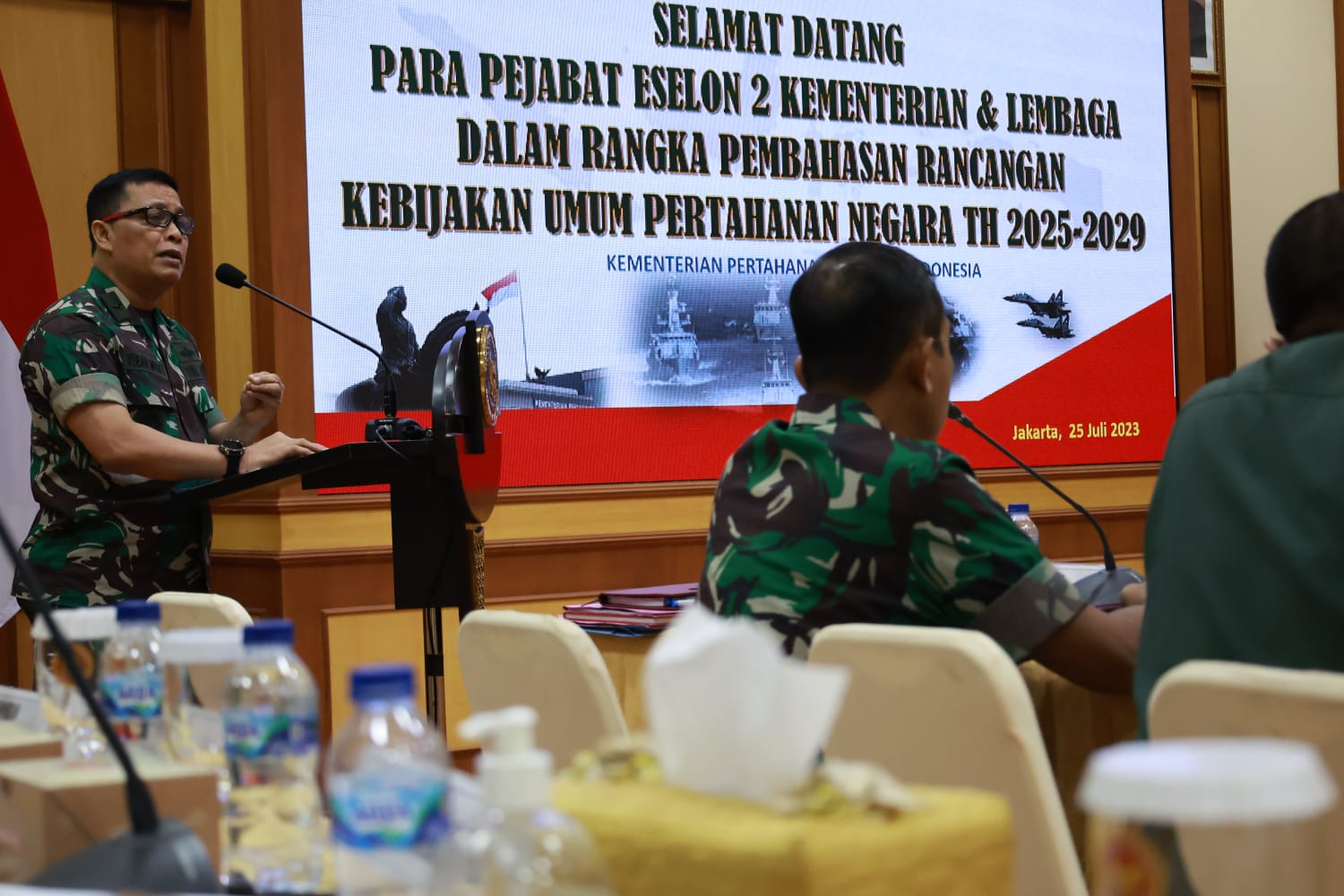 Kemhan Gelar Rakor Perumusan Rancangan Kebijakan Umum Pertahanan Negara 2025-2029