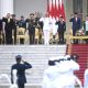 Menhan Prabowo Hadiri Upacara Prasetya Perwira TNI-Polri 2023 di Istana Merdeka
