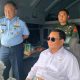 Menhan Prabowo Joy Flight Bareng Rekan Media, Jajal Pesawat C-130J Super Hercules