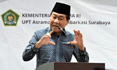 Wakil Ketua Komisi VIII DPR RI Moekhlas Sidik kepada saat pertemuan di Asrama Haji Sukolilo Surabaya, Senin (3/7/2023). Foto : Galuh/Man