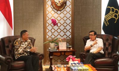Sekjen Kemhan Melakukan Pertemuan dengan Menkumham Bahas RUU Pengelolaan Ruang Udara