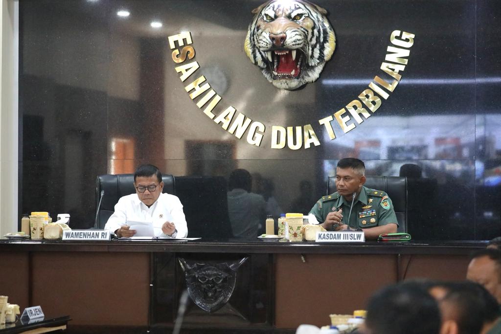 Wamenhan Pimpin Entry Meeting Penatausahaan Pemanfaatan BMN Tahap III di Kodam III / Siliwangi