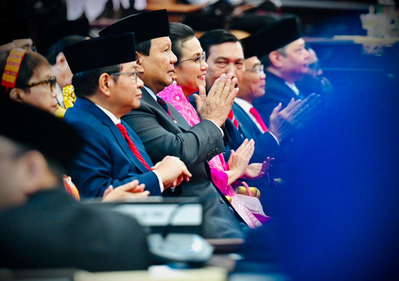 Menhan Prabowo, Hadiri Sidang Tahunan MPR RI Bersama DPR RI dan DPD RI Tahun 2023
