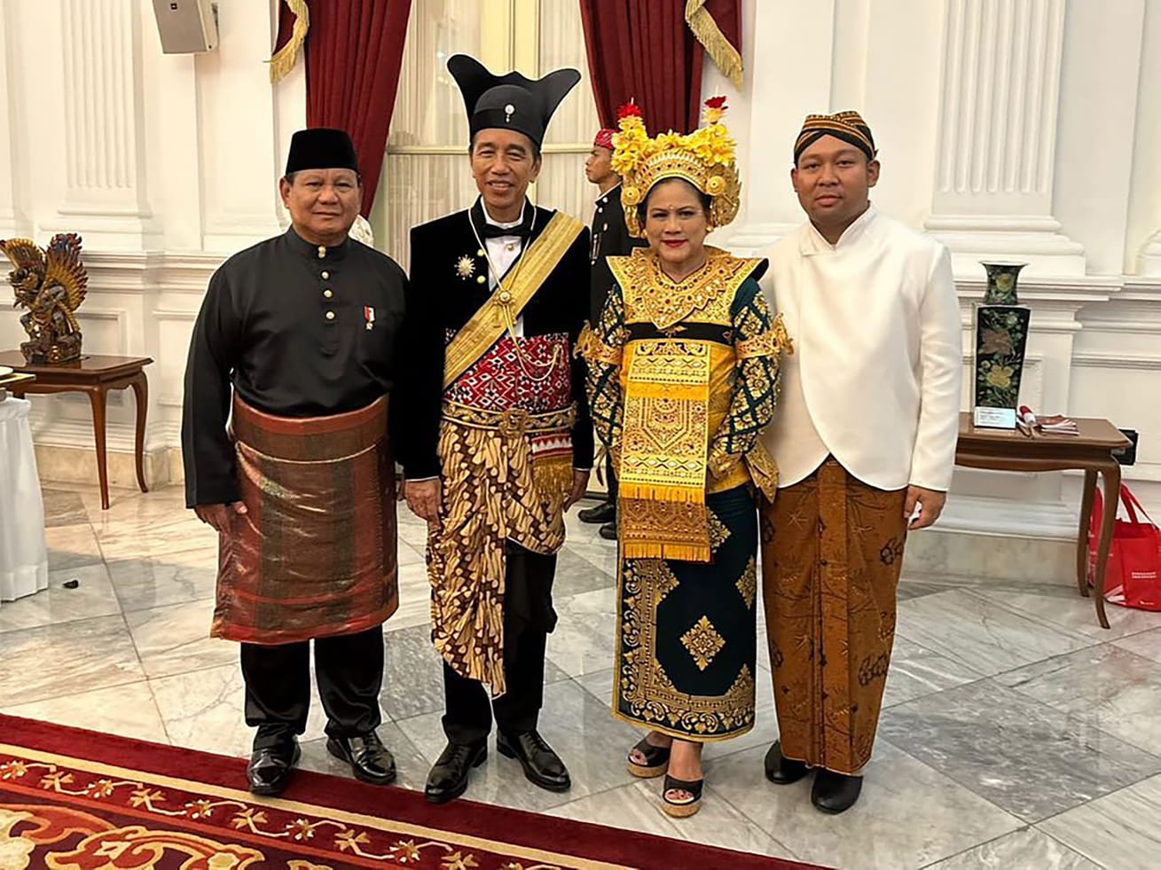 Menhan Prabowo Hadiri Upacara Peringatan HUT RI Ke-78 di Istana Negara