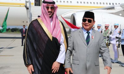 Menhan Prabowo Sambut dan Antar Menhan Arab Saudi di Lanud Halim Perdanakusuma