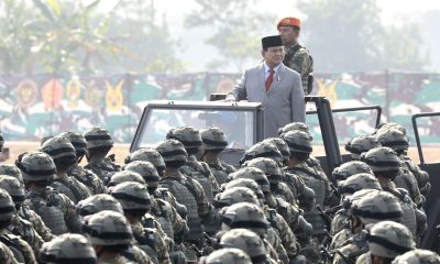 Menhan Prabowo Wakili Presiden Jokowi Tetapkan 2.497 Komcad TNI TA. 2023