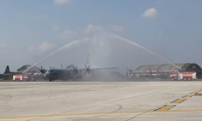 Pesawat Ketiga C-130J Super Hercules A-1343 Telah Tiba.
