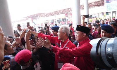 Ganjar Pranowo Disambut Antusias dan Teriakan Presiden Saat Sambangi Stand UMKM JIExpo