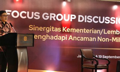 Kemhan Gelar Focus Group Discussion (FGD) Sinergitas K/L Hadapi Ancaman Non-militer, Kabainstrahan Kemhan: Perlu Penajaman Peta Ancaman Non-Militer