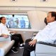 Menhan Prabowo Jajal Kereta Cepat Jakarta-Bandung Bersama Presiden Jokowi: Nyaman dan Membanggakan