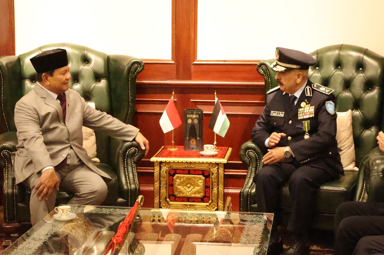 Menhan Prabowo Terima Kunjungan Kepala Kepolisian Palestina, Beri Berasiswa Kedokteran hingga Teknik Unhan