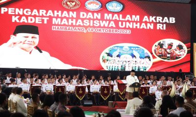 Menhan Prabowo ke Kadet Mahasiswa UNHAN RI: Cari Solusi Atasi Kesulitan Rakyat