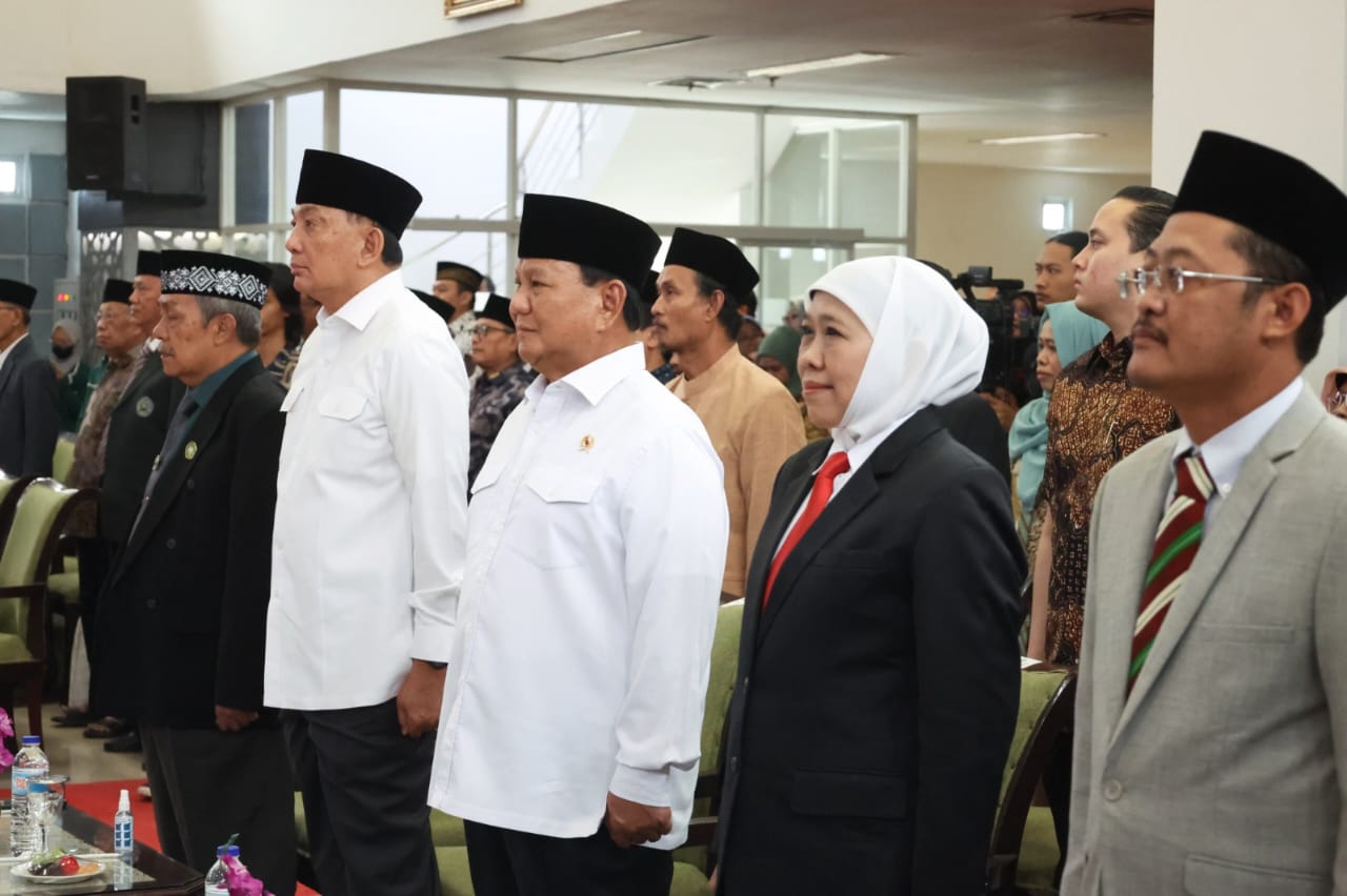 Menhan Prabowo Hadiri Pengukuhan Guru Besar Kehormatan Universitas Islam Malang.