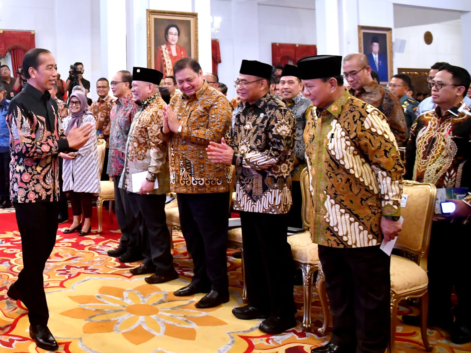 Menhan Prabowo Hadiri Penyerahan DIPA dan TKD 2024 di Istana Negara