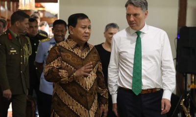 Menhan Prabowo Sambut Hangat Menhan Australia di Hambalang, Perkuat Kemitraan Pertahanan