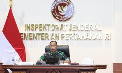 Irjen Kemhan Pimpin Rapat Evaluasi Bidang Pengawasan Terhadap Satker di Lingkungan UO Kemhan TA 2023