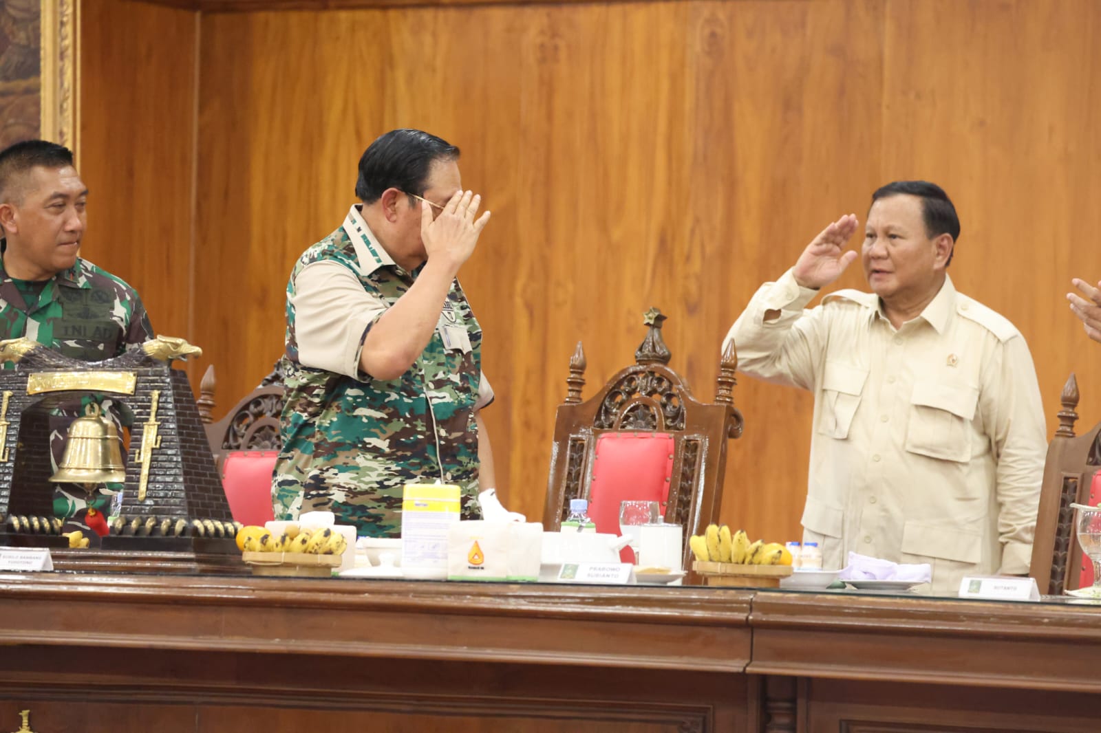 Mengenang Kembali Almamater, Menhan Prabowo Hadiri Reuni Emas Akabri 1973