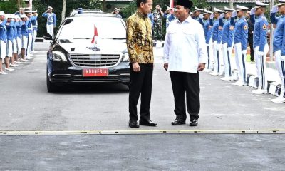 Menhan Prabowo Dampingi Presiden Jokowi Resmikan Graha Utama Akmil, Magelang 