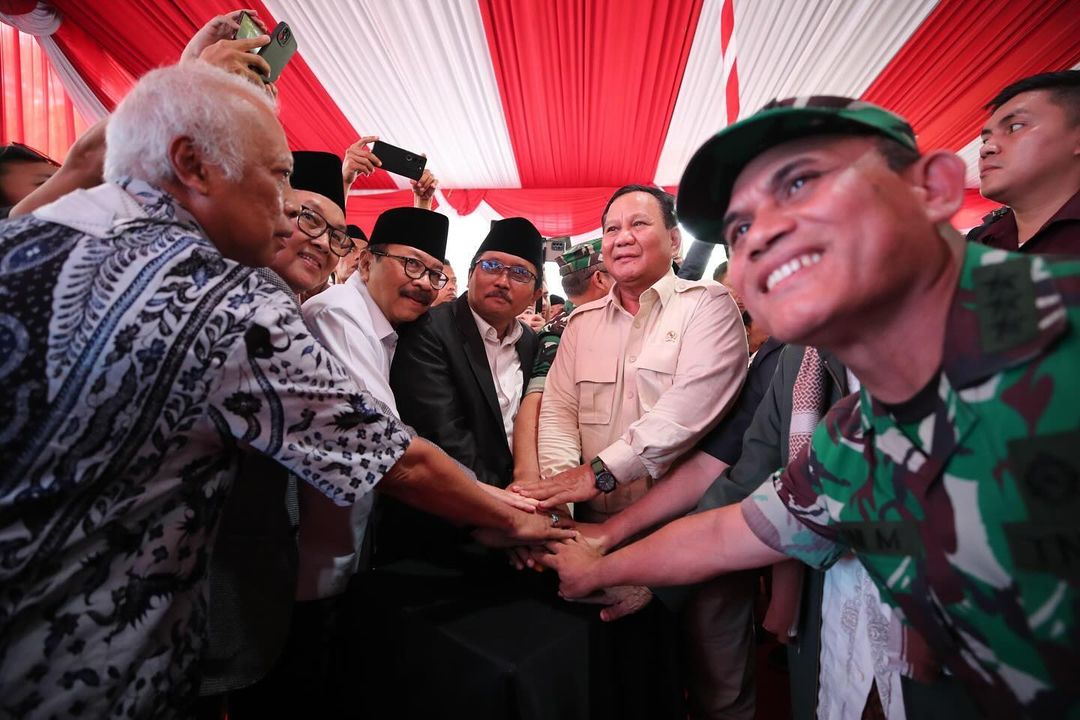 Menhan Prabowo Resmikan 15 Titik Sumber Air Bersih di Bangkalan Madura