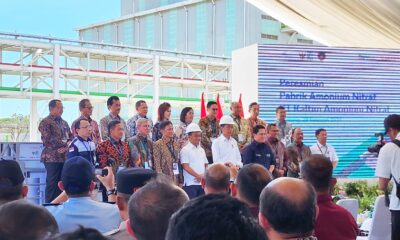 Sekjen Kemhan Wakili Menhan Hadiri Peresmian Pabrik Amonium Nitrat di Kaltim