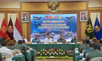 Kementerian Pertahanan RI Gelar Rapim Kemhan Tahun 2024
