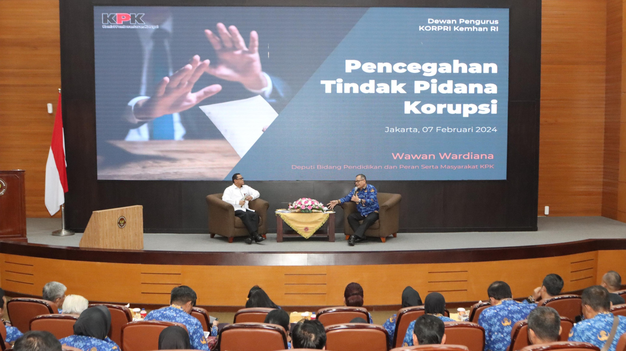 Ketua DPK Kemhan Tutup Rakernis dan Workshop Anggota KORPRI Kemhan dan TNI/Angkatan 2024 