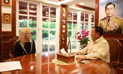 Pertemuan Courtesy Call Menhan Prabowo dengan Dubes Serbia