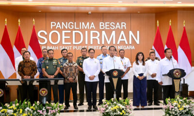 Presiden Jokowi Didampingi Menhan Prabowo Resmikan RSPPN Panglima Besar Soedirman dan 25 RS Milik TNI