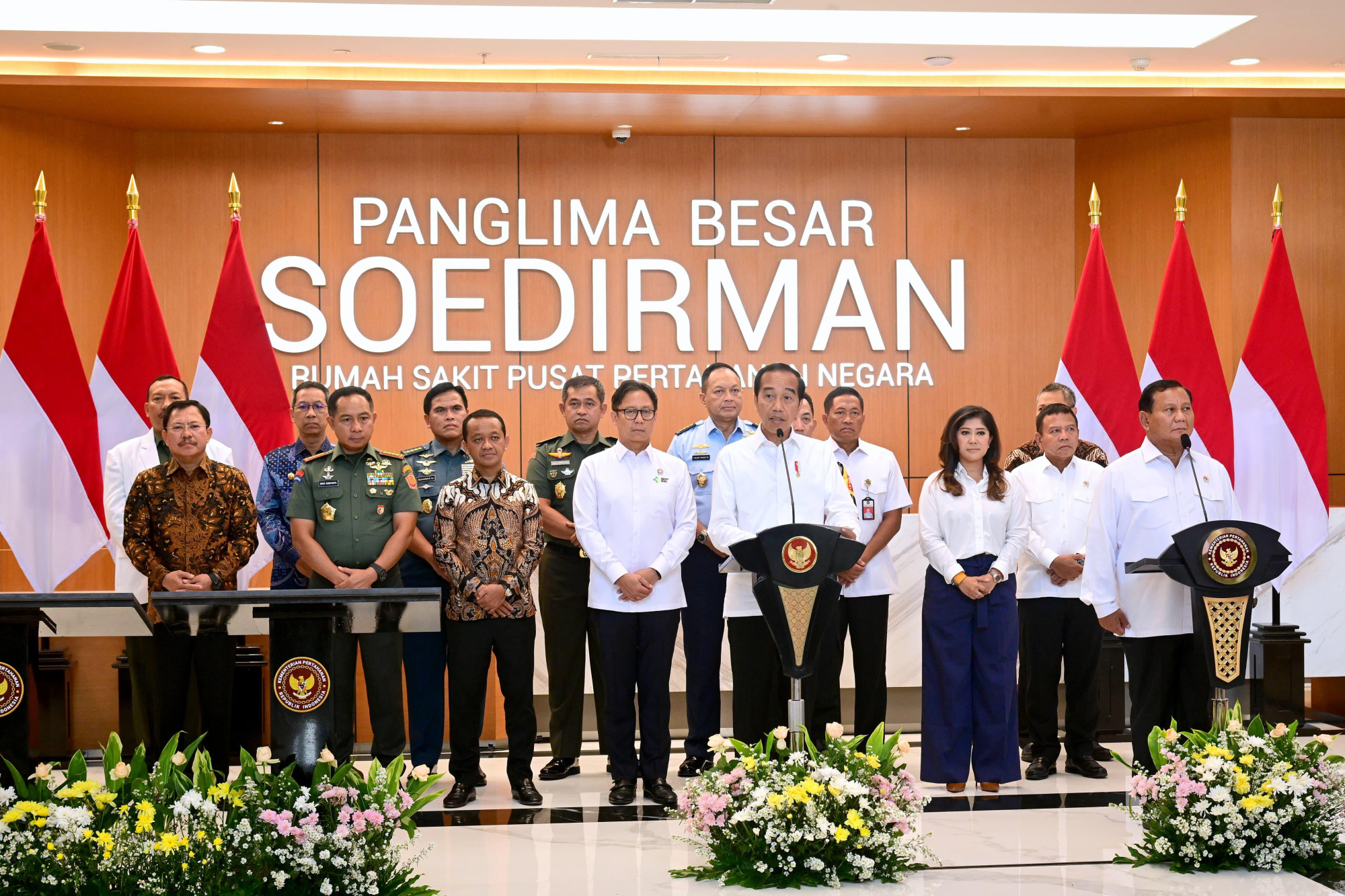 Presiden Jokowi Didampingi Menhan Prabowo Resmikan RSPPN Panglima Besar Soedirman dan 25 RS Milik TNI
