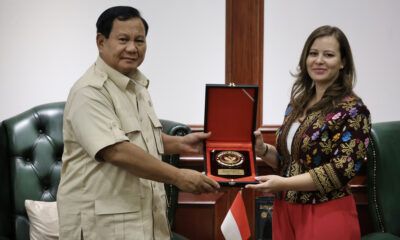 Menhan Prabowo Sambut Hangat Kunjungan Kehormatan Dubes Hongaria H.E. Ms. Lilla Karsay, Bahas Transfer Teknologi