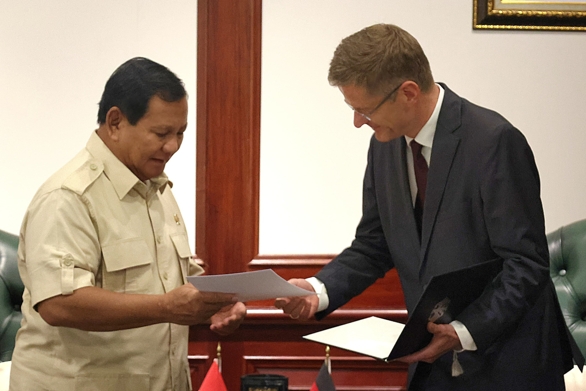 Menhan Prabowo Menerima Surat dari Kanselir Jerman, Kedua Negara Siap Kembangkan Kemitraan Strategis