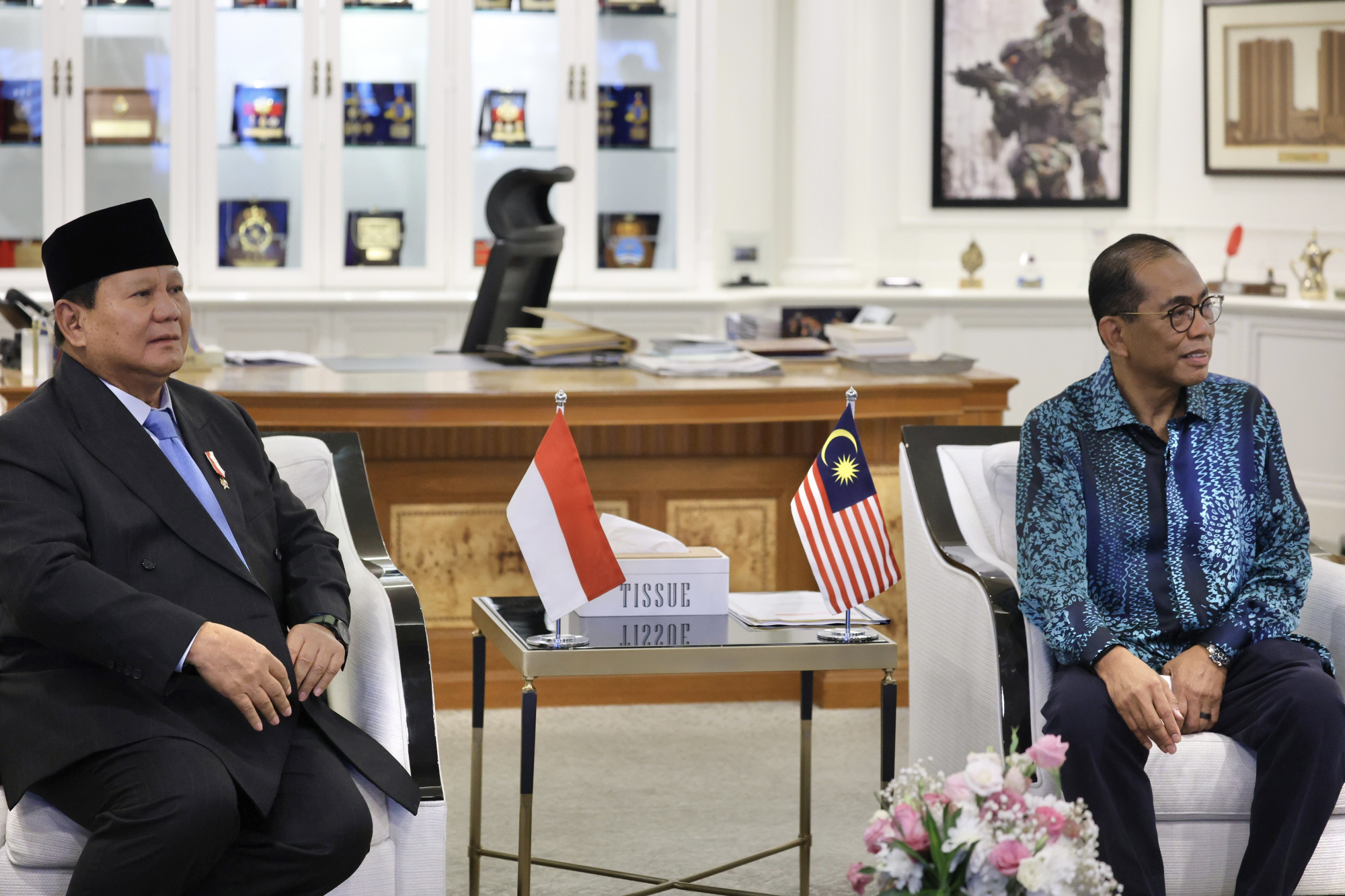 Menhan Prabowo Temui Menhan Malaysia, Bahas Pengukuhan Kestabilan Kawasan