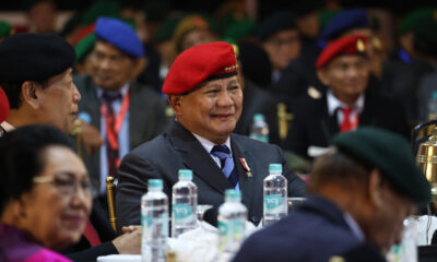 Menhan Prabowo Gelar Silaturahmi dan Halal Bihalal Abituren AKABRI 1971-1975 di Kemhan