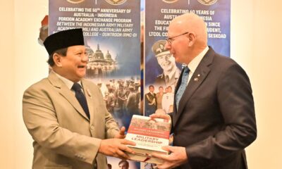 Menhan Prabowo Hadiri Undangan Gubernur Jenderal Australia, Bahas Pertukaran Kadet Akmil dan RMC Duntroon