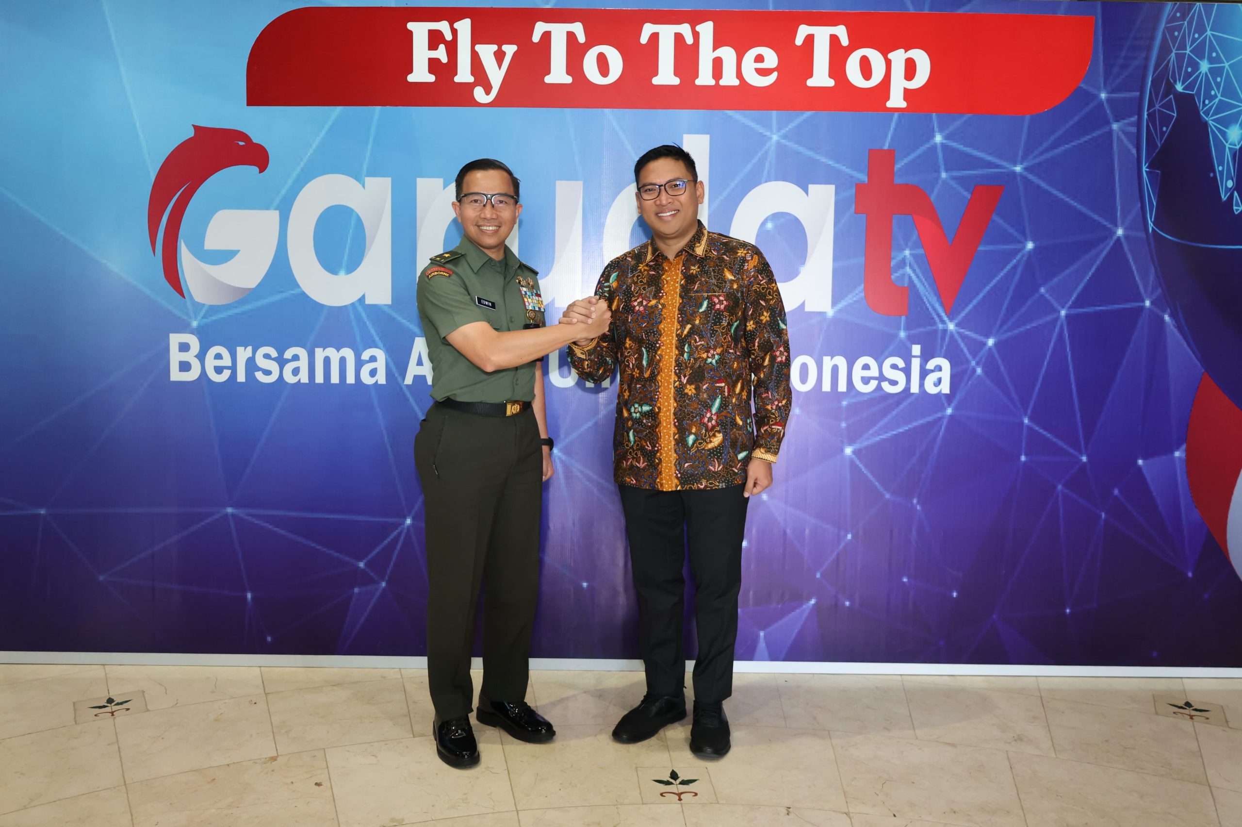 Karo Humas Silaturahmi Media Visit ke Garuda TV