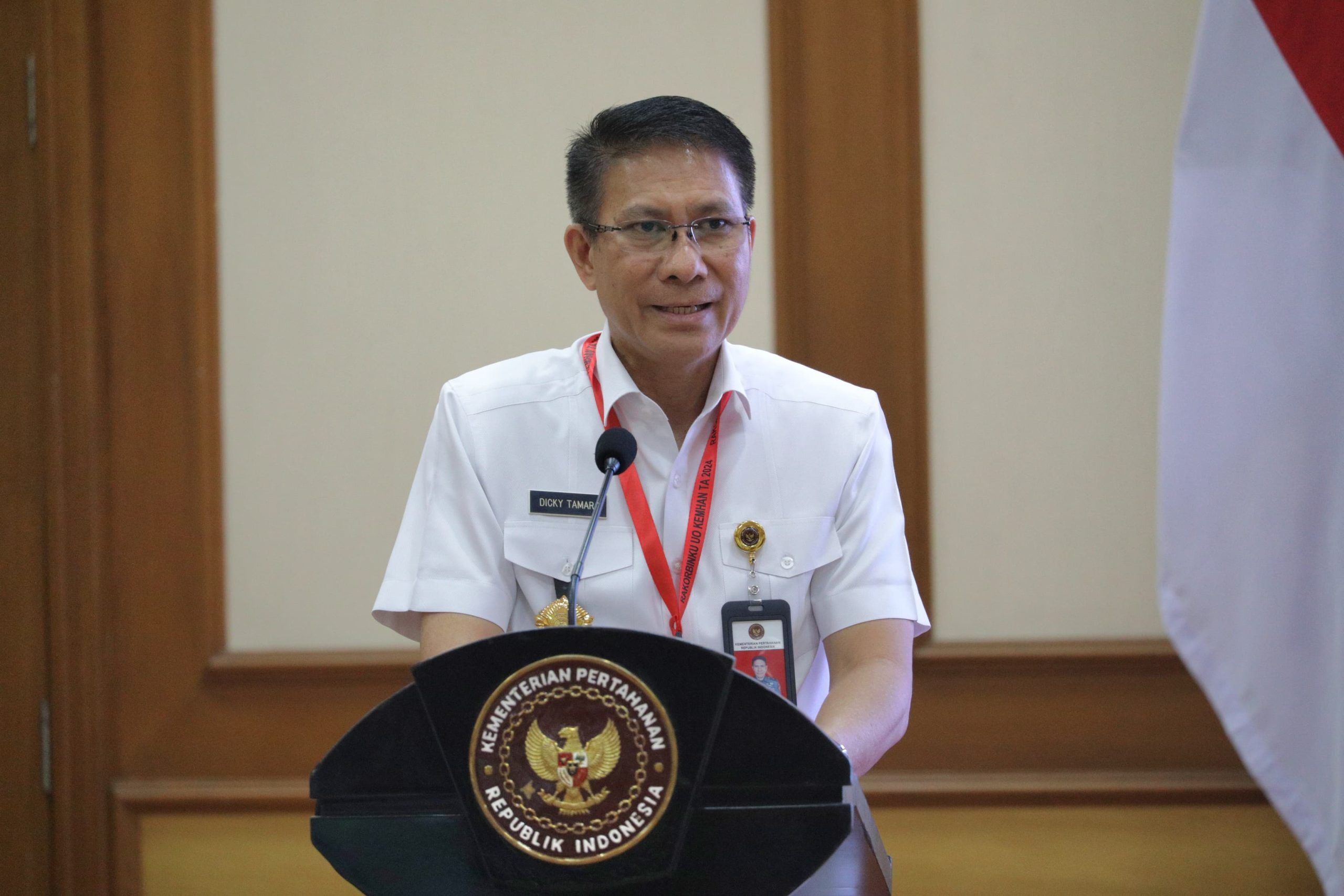 Karorenku Setjen Kemhan Buka Rapat Koordinasi Pembinaan Keuangan UO Kemhan TA. 2024