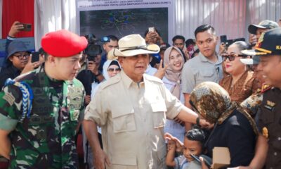 Menhan Prabowo Tinjau Pemasangan Bantuan Pipa Air Bersih di Gunungkidul