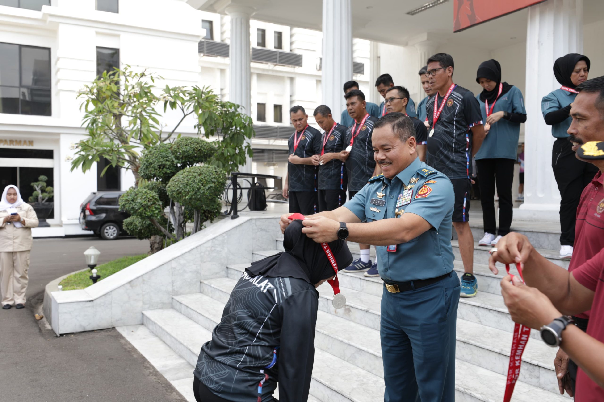 Pertandingan Final Voli dan Tenis Meja POR Kemhan 2024: Setjen, Balitbang Kemhan, dan Asabri Unggul